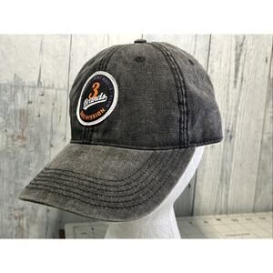 3 Brands Legacy92 Trucker Hat Black/Gray Unisex Adjustable Stone Wash